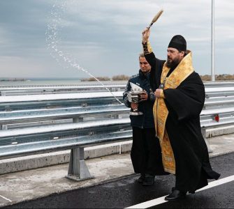 Освящение нового моста в Волгодонске